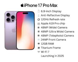 مواصفات ايفون 17 برو Max